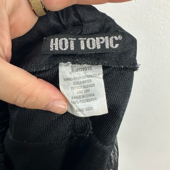 Hot Topic Fairy Grunge Black Tulle Mini Skirt Whimsigoth Mall Goth Alt One Size - Picture 2 of 5